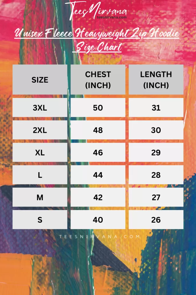 heavyweight zip hoodie